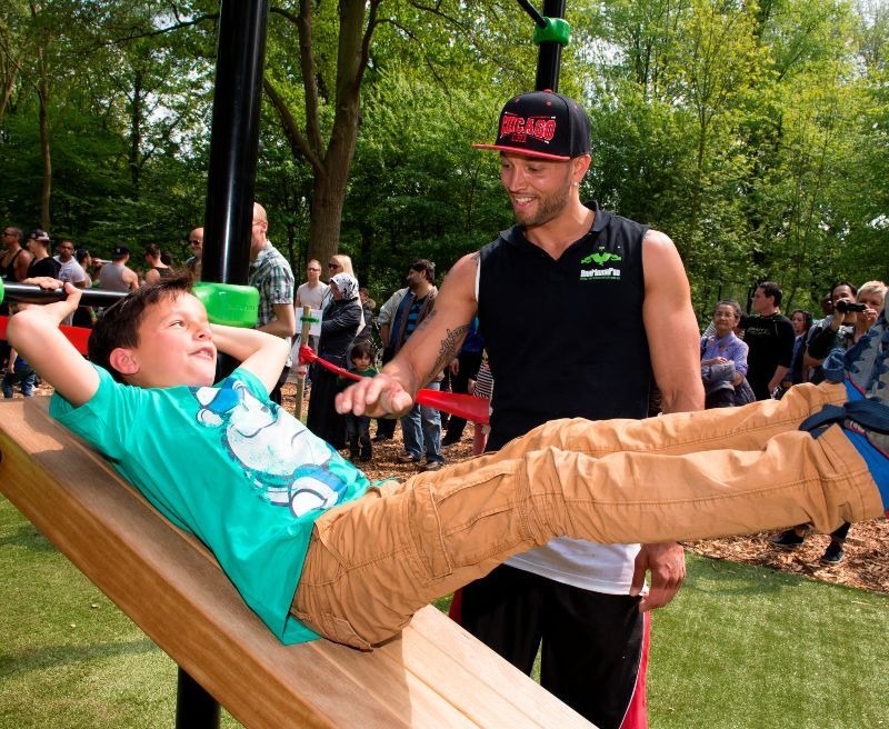 Calisthenics in Beatrixpark Schiedam